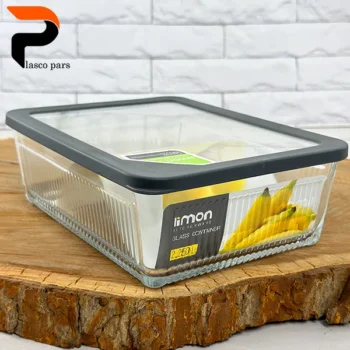 ظرف شیشه ای 2.25 شیاردار لیمون - Image 11