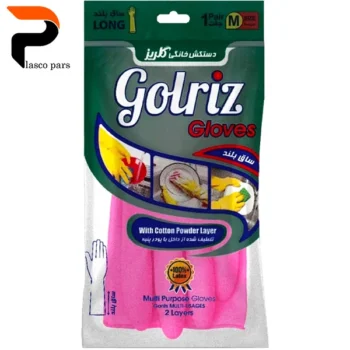 دستکش خانگی M بلند گلریز