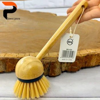 فرچه شستشوی توپی تمام چوب 019 WS - Image 2