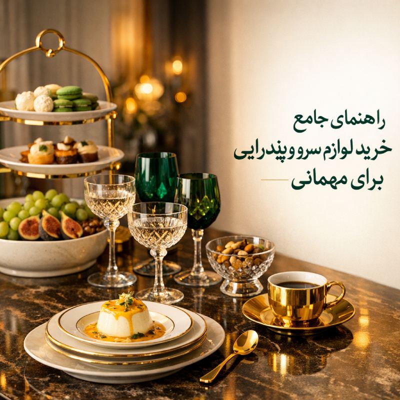 راهنمای خرید لوازم سرو و پذیرایی برای مهمانی