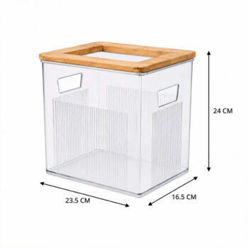 سطل اکرولیک رویه چوبی لیمون - Image 4