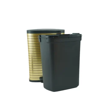 سطل پدالی آرامبند بزرگ طلایی تایلندی بازن - Image 6
