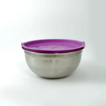 کاسه استیل درب دار 4