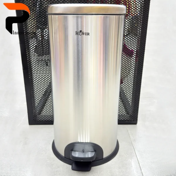 سطل تمام استیل30 لیتری پدالدار A190