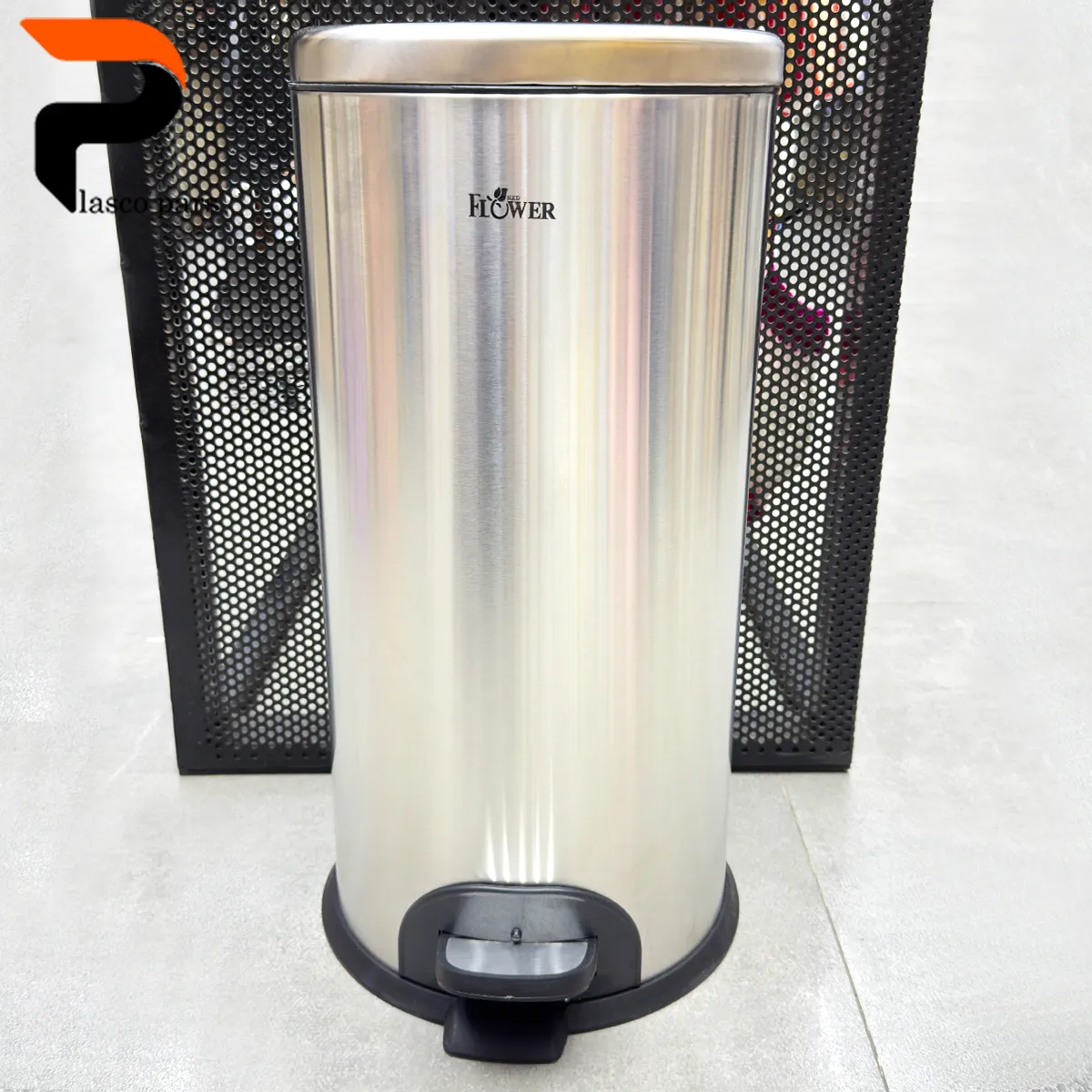 سطل استیل 30 لیتری (1) سطل تمام استیل30 لیتری پدالدار A190 - Image 1