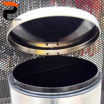 سطل تمام استیل30 لیتری پدالدار A190 - Image 5