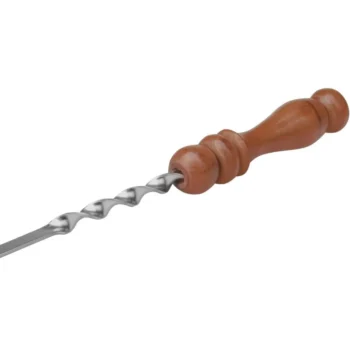 سیخ استیل دسته چوبی تکی WS X9