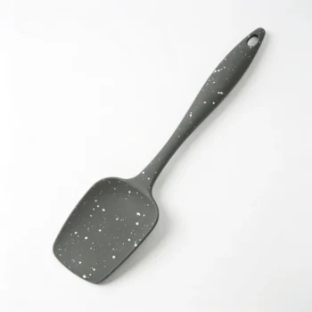 کفگیر برگردان سیلیکونی طوسی طرح گرانیت WS52 - Image 2