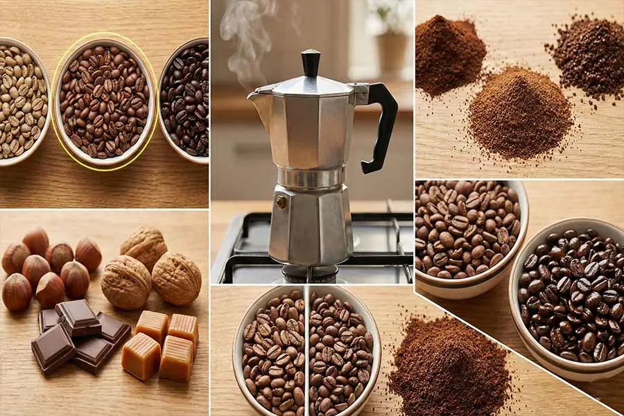 بهترین مارک قهوه برای موکاپات+(راهنمای خرید) 4 درجه آسیاب قهوه برای موکاپات